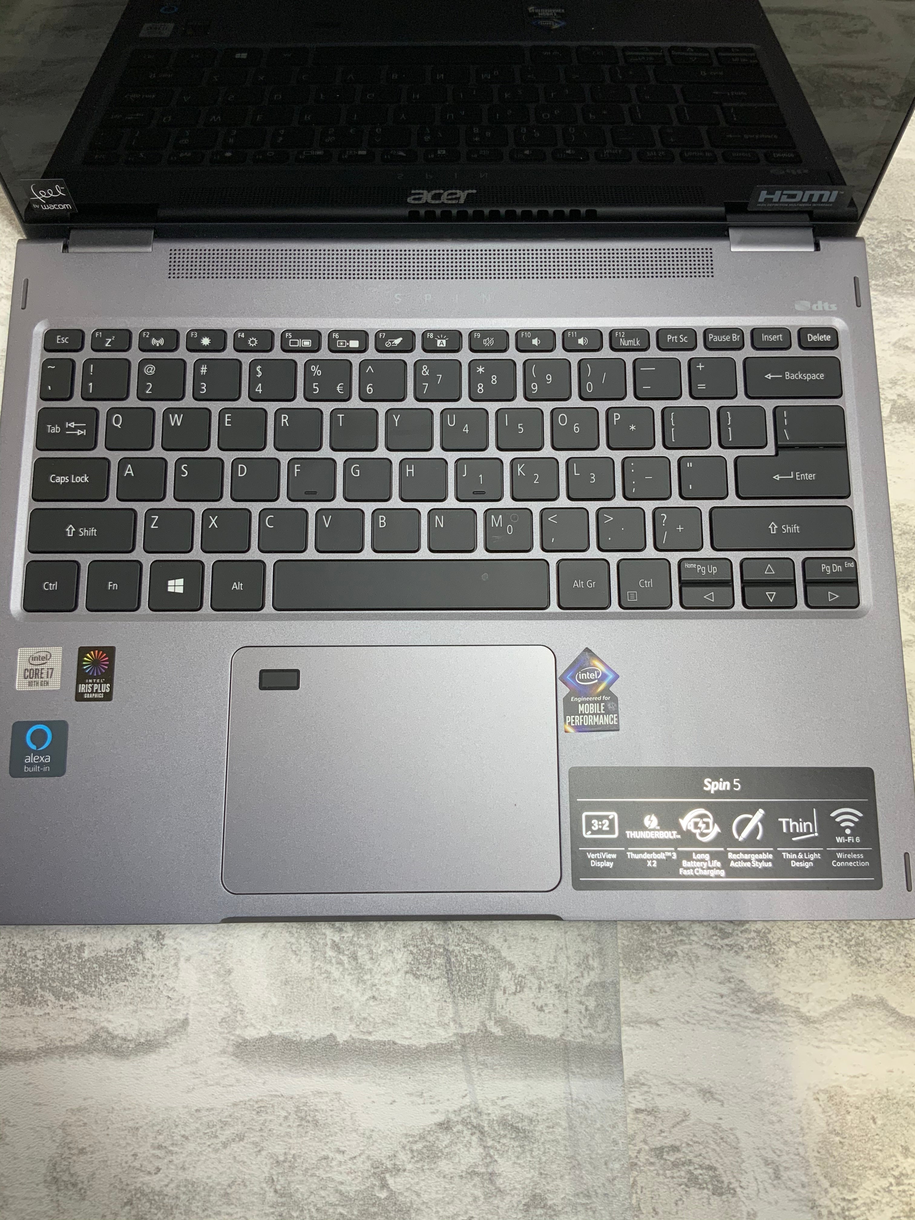 Acer Spin 5 Convertible Laptop- 16GB LPDDR4X Memory 512GB (7530612621550)